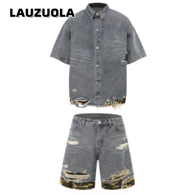 Streetwear Zipper - Completo da Uomo Estivo 2 Pezzi:
