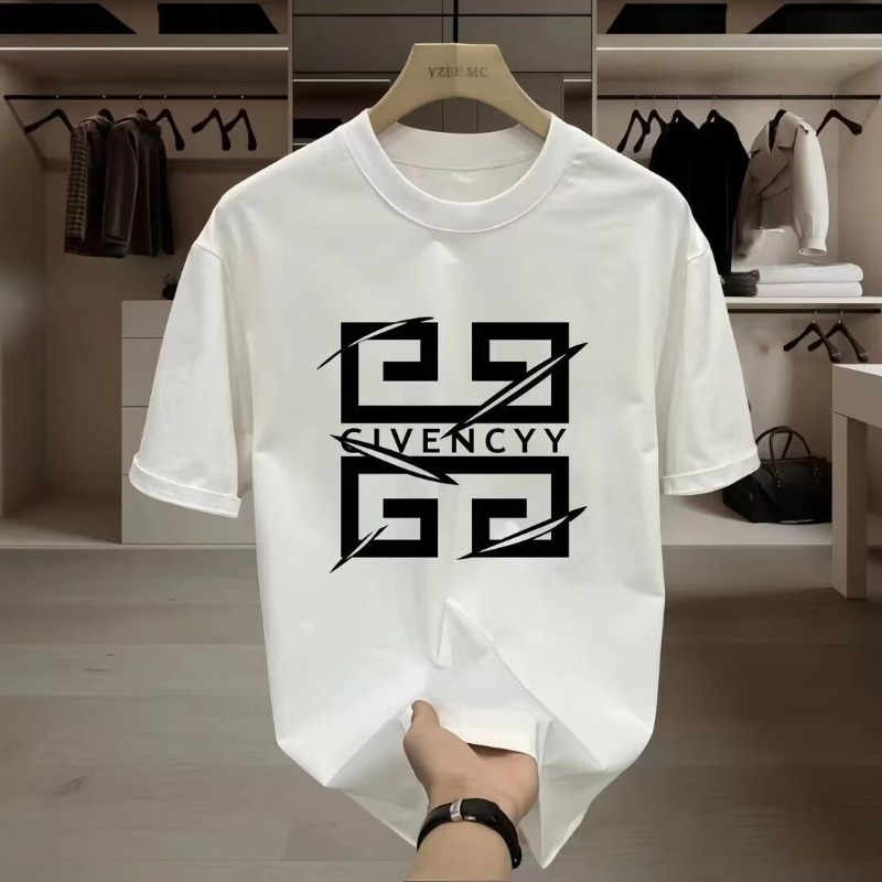 Streetwear Brand Logo Design - T-shirt da uomo GIVENCHY 2026 con