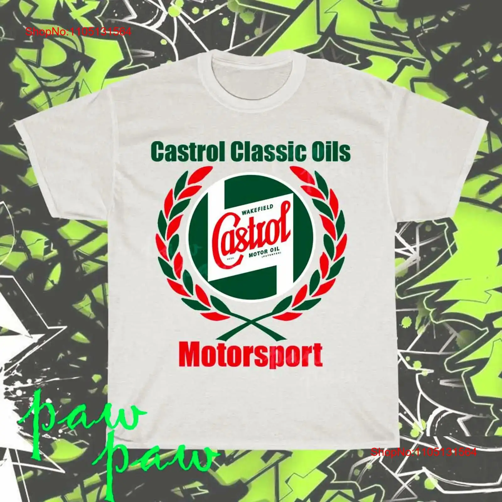 Streetwear Brand Logo Design - Nuovissima maglietta americana con logo Castrol