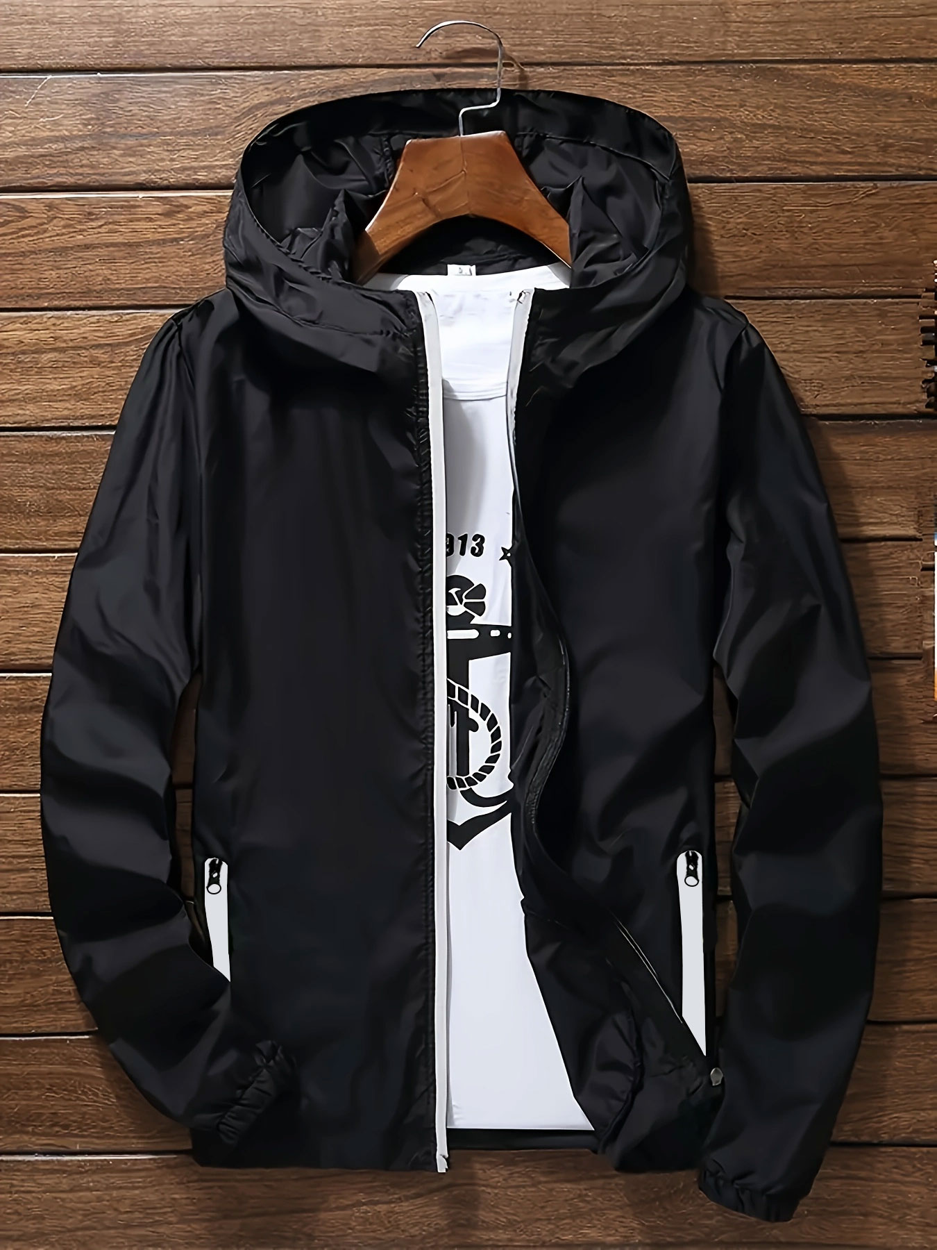 Streetwear Zipper - Giacca a Vento Leggera Premium con