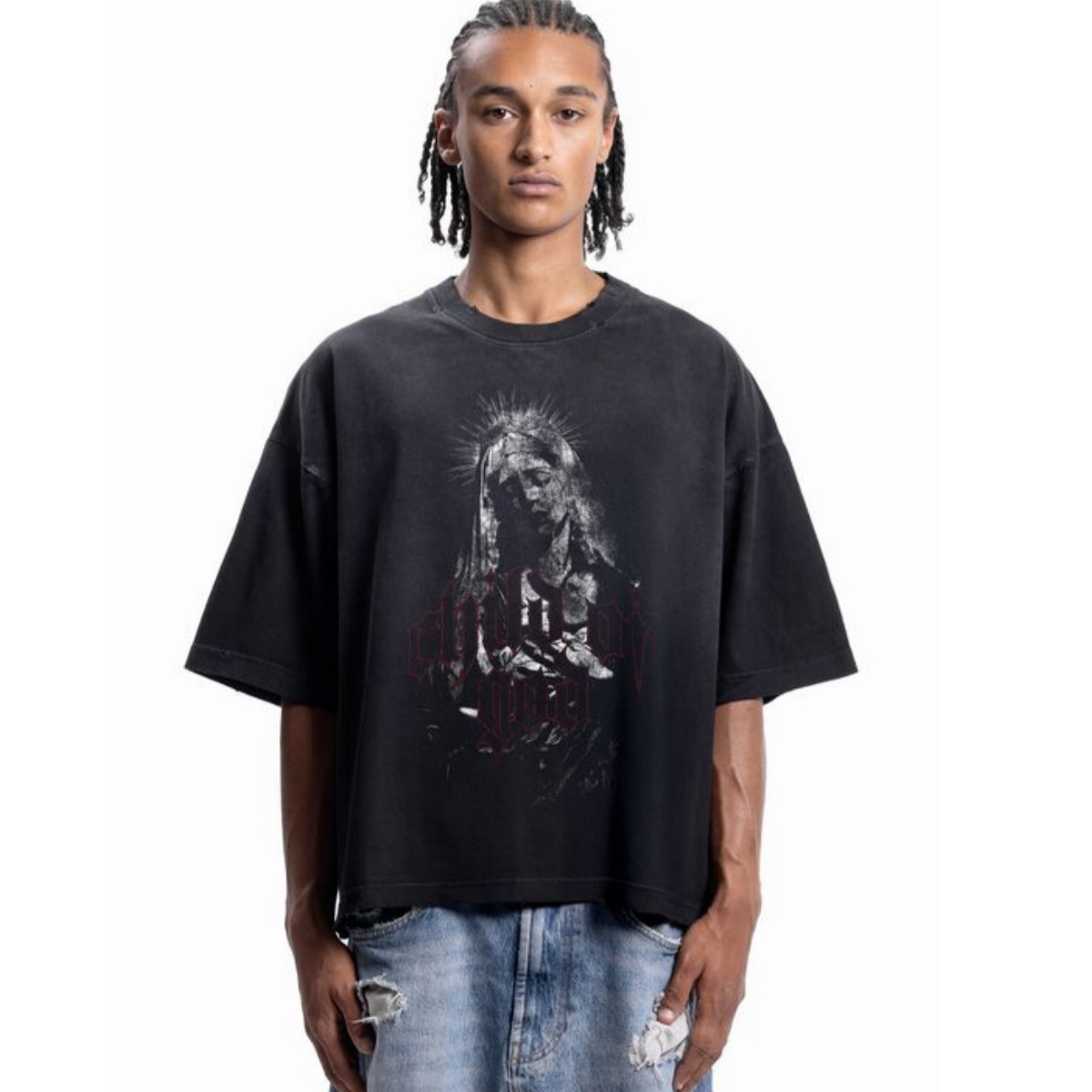T-shirt in cotone con stampa g - Streetwear Brand Font recensione e prezzo