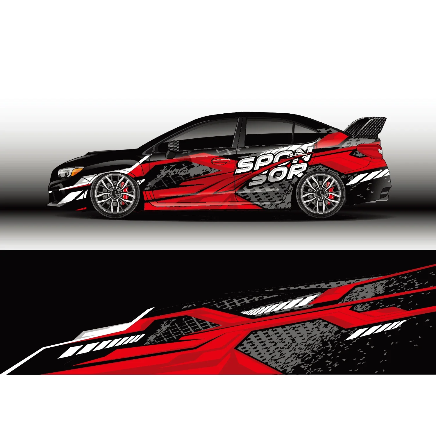 Stripe Car Car Full Wrap Stick - Streetwear Brand Stickers recensione e prezzo