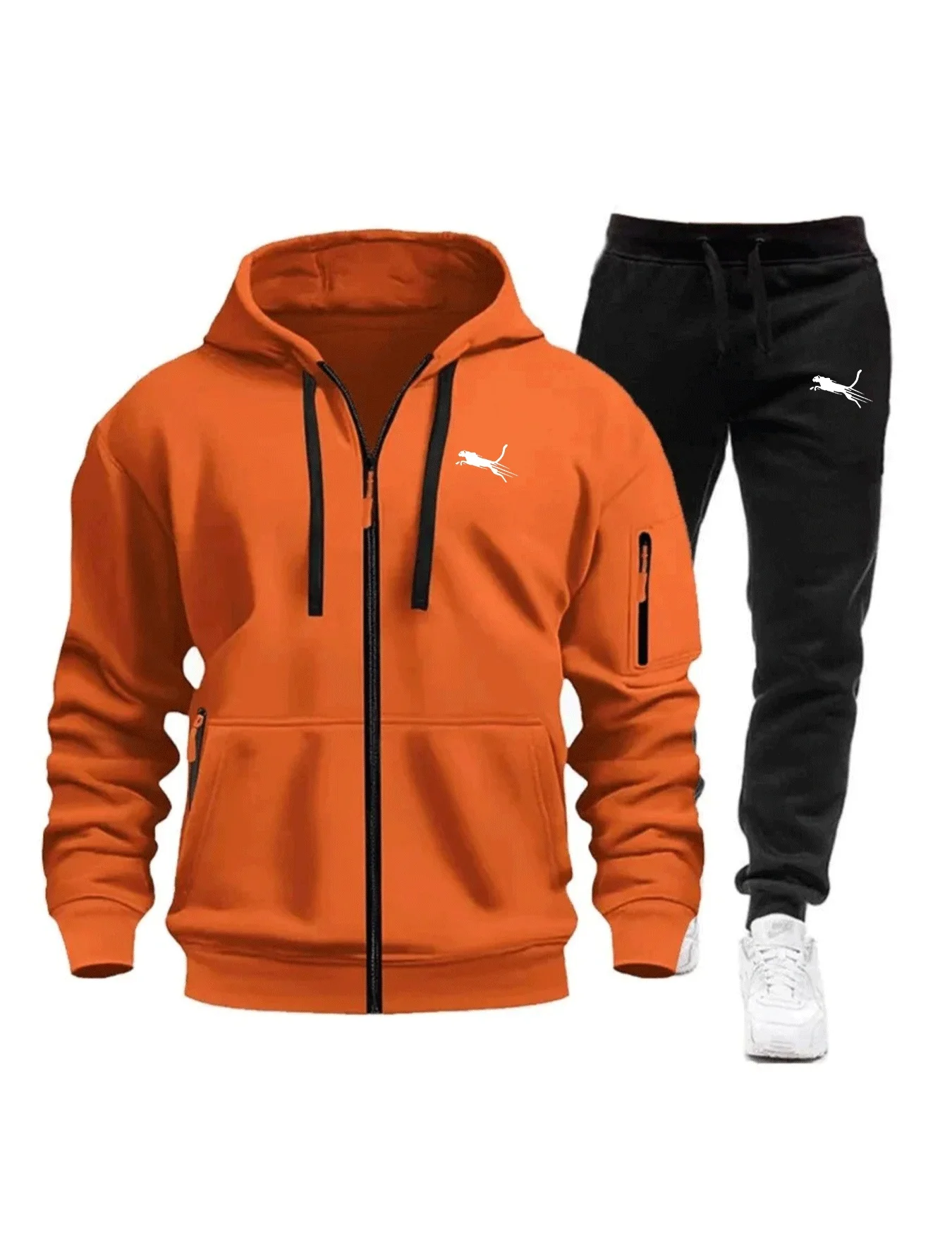 Tuta Sportiva Casual da Uomo c - Streetwear Zipper recensione e prezzo