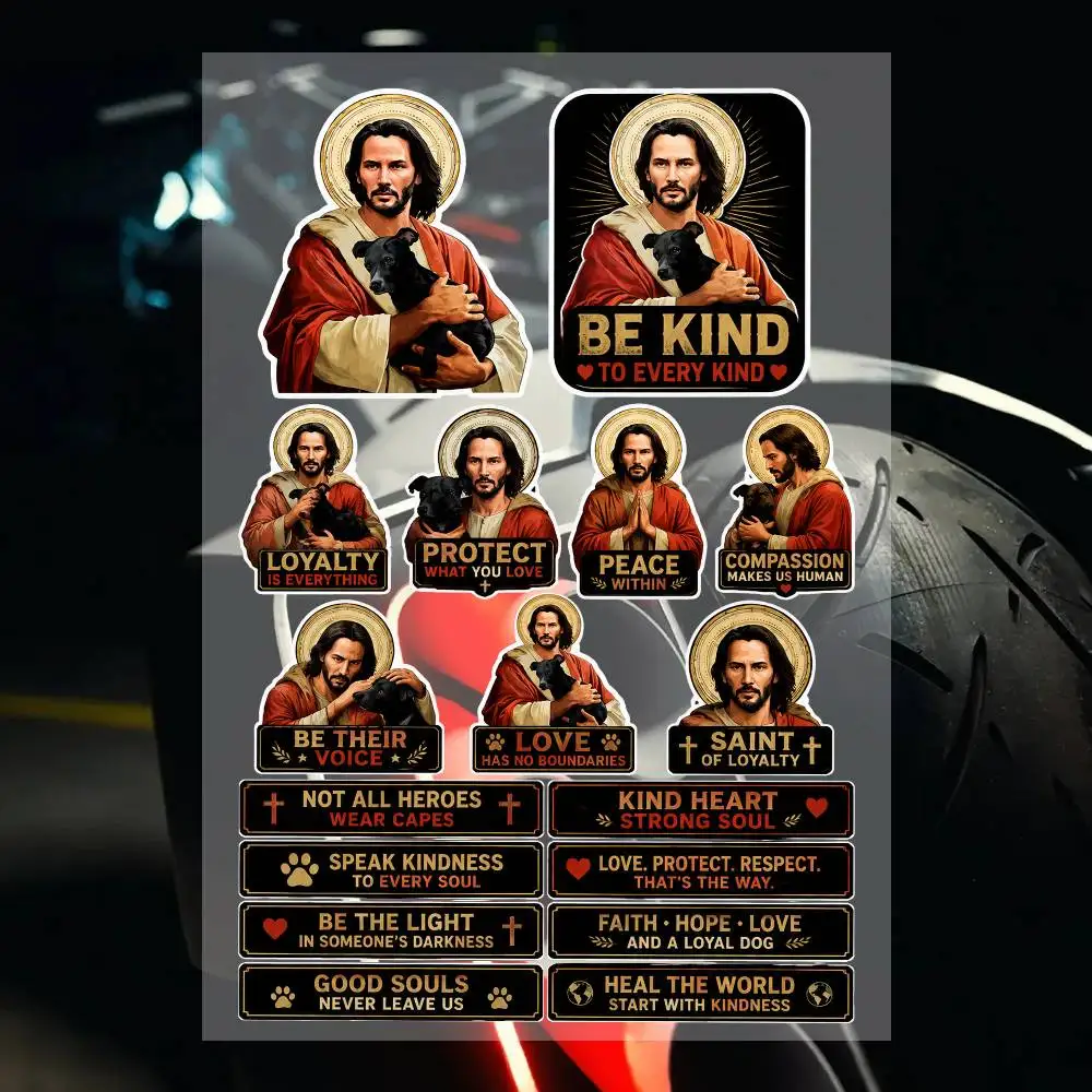 A-as-nG-el John Wick Chas-sinG - Streetwear Brand Stickers recensione e prezzo