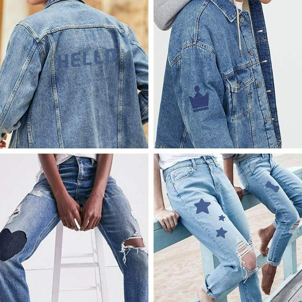 20 pz Denim Taglio Pezzo Ferro - Streetwear Brand Stickers recensione e prezzo